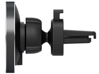 Support Téléphone Magnétique 15W sans Fil pour Voiture en Alliage d'Aluminium avec Chargeur Rapide, Fixation Grille d'Aération pour iPhone 15 14 13 Pro