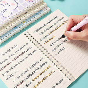 Quaderno A5 <span class=keywords><strong>con</strong></span> spirale e fiori freschi, pagine interne a righe orizzontali, blocco note per studenti - Product Image 4