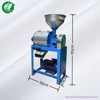 Nouvelle machine à broyer les céréales portable à moteur essence en acier inoxydable pour le broyage et la séparation de maïs, blé, pois, farine, haute capacité