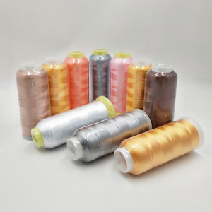 Mejor calidad al por mayor profesional 75d/2 120d 2 5000m bobina mano seda bordado hilo <span class=keywords><strong>de</strong></span> coser - Product Image 6