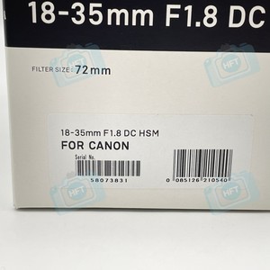 Lente de Cámara Digital DSLR HFT Profesional Sigma 18-35mm F/1.8 DC HSM Art, Zoom, Venta al por Mayor - Product Image 6