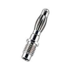Prise banane filetée 4,0 mm en cuivre M5, accessoires métalliques, broche de test, pièces de borne mâle