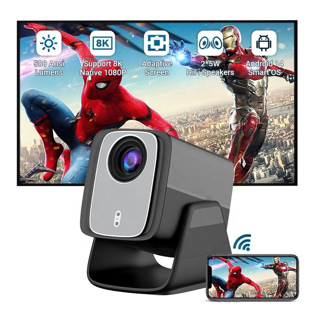 Hotack Wholesale X5AR Full HD 1080P Home Theater 8K Game Proyector Portable Smart Android TV Projector