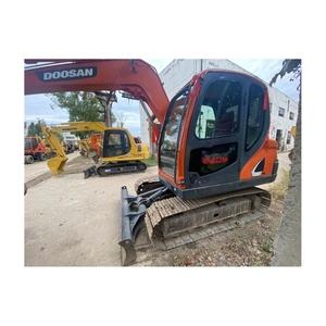 รถขุด Doosan DX75-9C สีส้ม แบบตีนตะขาบ เครื่องจักรก่อสร้างมือสอง น้ำหนัก 7500 กก. รับรองคุณภาพ 0-2000 ชั่วโมง นำเข้าจากเกาหลี - Product Image 3