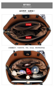 Bolsos cruzados de diseño de moda, bolsos de hombro de cuero PU de alta calidad, bolsos de mano casuales de lujo para mujer - Product Image 5