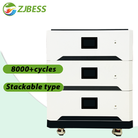 Batterie solaire au lithium-ion empilable en usine 48V 51.2V 400Ah 15Kwh 20Kwh 48 Volt LiFePO4 pour stockage d'énergie domestique
