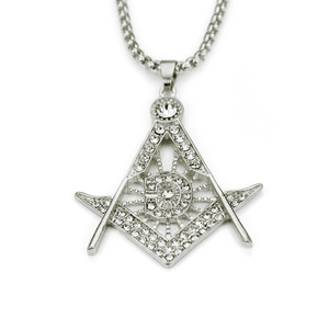 2026 Hot Selling Alloy Geometric Shaped Pendant Necklace Personalized Hiphop Style Men's Necklaces Wholesale Jewelry Trendy - Product Image 5