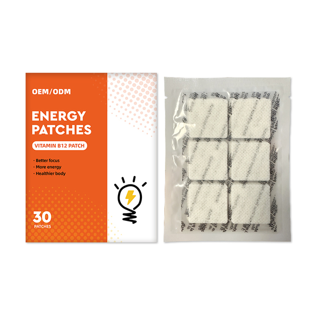 Best Selling Products 2025 Energy Boost Vitamin B12 and Magnesium Topical Patch for Stress Relief