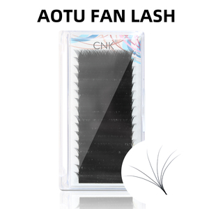 Extensions de <span class=keywords><strong>cils</strong></span> pré-éventailées CNK Auto Fan Volume Lash, noir mat PBT, DIY, <span class=keywords><strong>cils</strong></span> individuels C CC, pour salon de beauté - Product Image 3
