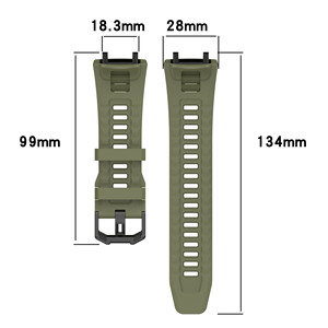 ShanHai Sports Bracelet de montre en silicone pour <span class=keywords><strong>Amazfit</strong></span> <span class=keywords><strong>T</strong></span>-<span class=keywords><strong>REX</strong></span> 3 Bracelet de remplacement Correa Bracelet pour <span class=keywords><strong>Amazfit</strong></span> <span class=keywords><strong>T</strong></span> <span class=keywords><strong>Rex</strong></span> 3 Bracelet avec outil - Product Image 4