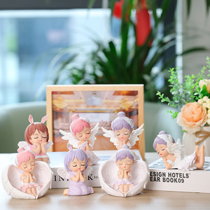 Poupée Bella Ballet Girl en PVC, figurine d'ange, décoration mignonne de dessin animé pour voiture, maison, ornement de pâtisserie - Product Image 1