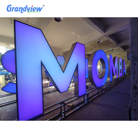 Letrero Luminoso LED Personalizado con Iluminación Frontal, Letras de Canal 3D, Letrero Luminoso Comercial, Señalización para Tiendas, Publicidad Exterior, Acrílico