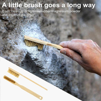 Brosse d'escalade de 18 cm pour le bouldering, pour nettoyer toutes les prises d'escalade, brosse à craie