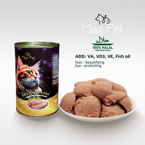 La comida húmeda más vendida de fábrica para las familias de gatos grandes lata Halal para mascotas con carne para gatos - Product Image 3