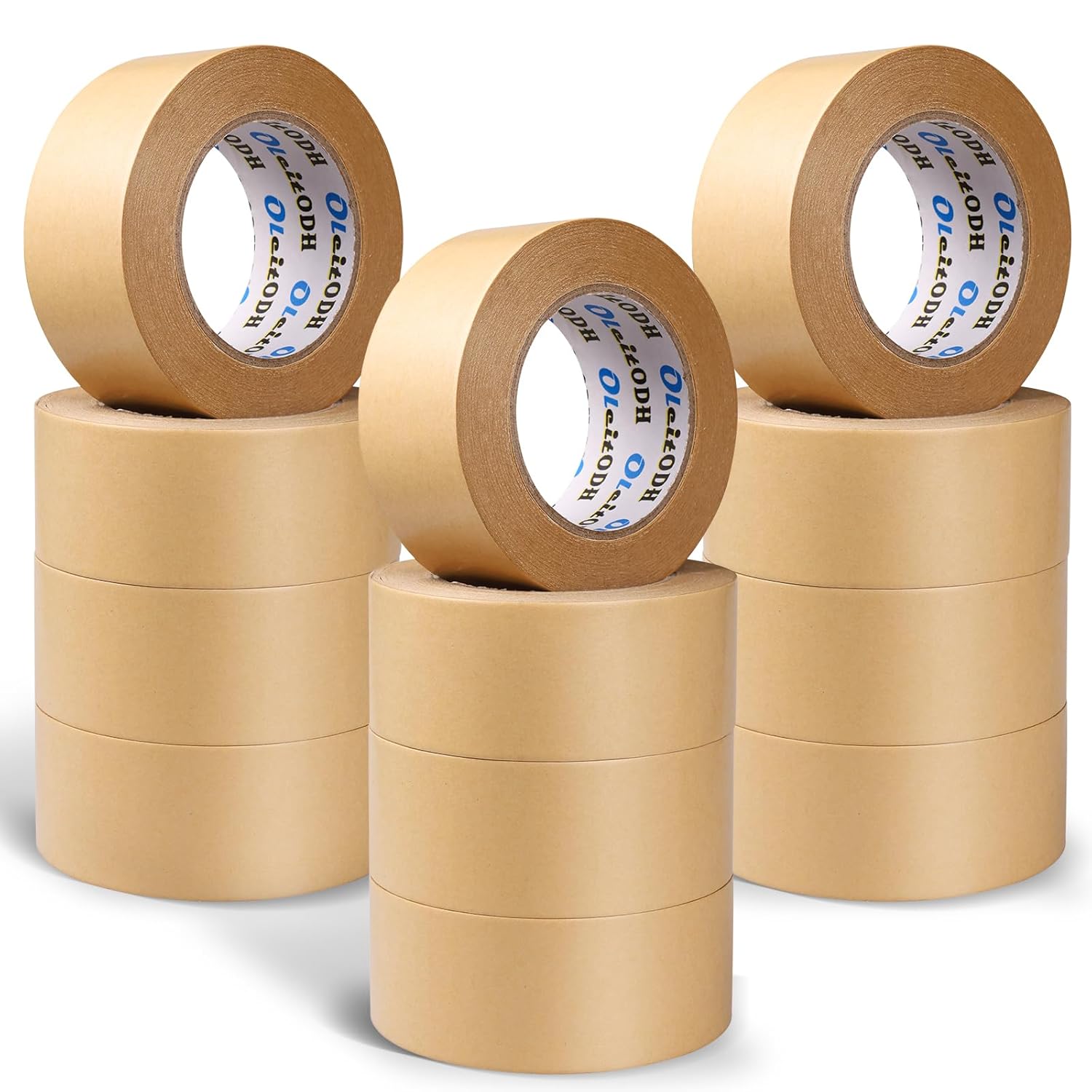 Self Adhesive Kraft Paper Hot Melt High Temperature Gummed Waterproof Custom Brown Color Strong Self-Adhesive Tape For Packing