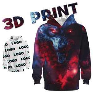 Vente en gros de sweatshirts tricotés en coton et polyester brodés imprimés en 3D sweatshirts à capuche surdimensionnés en relief avec logo personnalisé - Product Image 4