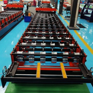 Fabricante Venta Directa Alta Rib Roofing IBR Sheet Roll Forming Machine Factory para el tipo de azulejo de acero coloreado - Product Image 5