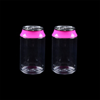 Multi warna desain baru 90ML botol plastik PET Cola kecil untuk kemasan butiran permen kartun