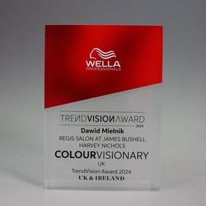 Factory Price Acrylic Awards Round Sharpe Sports-style Acrylic <b>Trophies</b> for Cooperation Gifts - Product Image 6