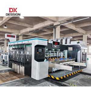 Nueva Máquina Automática Dession DX--DYKM para Fabricación de Cajas de Cartón Corrugado con Impresión, Ranurado y Troquelado para Cajas de Pizza - Product Image 6