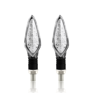 12V Universal Street Motorcycle Dirt Bike Led Clignotant Indicateur Lumineux - Product Image 2