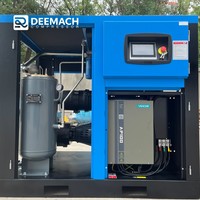 Compresseur d'air à vis DEEMACH 7-13 bar PM VSD à vitesse variable 37 kW, certifié CE pour l'industrie de la transformation mécanique