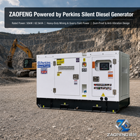 Generator Diesel 50kW 62.5kVA dengan Enclosure Kedap Suara, Didukung Mesin Perkings, Dilengkapi Tangki Besar 12 Jam