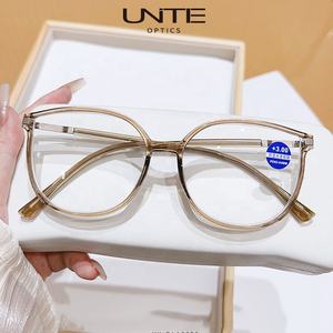 China Fábrica Directamente al por mayor Mujeres Moderno Marco grande Anti Luz azul <span class=keywords><strong>Presbicia</strong></span> <span class=keywords><strong>Gafas</strong></span> <span class=keywords><strong>de</strong></span> lectura para damas - Product Image 5
