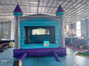 Castillo Inflable para Fiestas, <span class=keywords><strong>Alquiler</strong></span> de Juegos Inflables para Exteriores, Casa de Brinco Azul, Jumper Inflable de PVC, Brincolín Inflable - Product Image 5