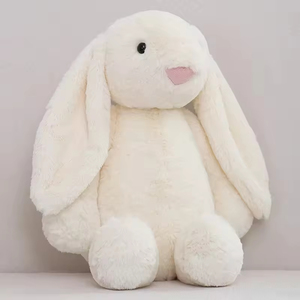 Venta al por Mayor de Muñecos de Peluche de Conejo de 40 cm, Regalos para Niñas, Directamente de Fábrica, Conejitos de Peluche con Orejas Largas - Product Image 2