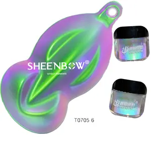 Sheenbow – poudre de caméléon en titane à effet fort, Pigment de caméléon à couleur changeante pour l'art des ongles, peinture de voiture en résine
