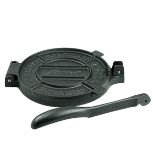Presse à tortilla Tawa en <span class=keywords><strong>fonte</strong></span> pré-assaisonnée de 10 pouces et machine à rôtir au four à gaz et à induction sûrs prêts pour la cuisson et l'utilisation en cuisine - Product Image 2