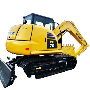 Excavadora Usada en Buenas Condiciones, de Bajo Consumo, KOMATSU PC70 de 7 Toneladas, Mini Excavadora Japonesa Usada Komatsu PC55 PC56MR con EPA CE - Product Image 1