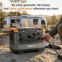 Système Énergétique Solaire Portable pour Maison et Camping avec Batterie LiFePO4, Générateur Solaire Autonome 2400W