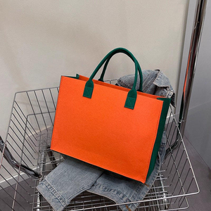 Vente chaude en gros Sacs de rangement en feutre Sacs cadeaux personnalisés Sac à main Sac d'épicerie Premium Réutilisable Durable Écologique Sac de shopping - Product Image 2