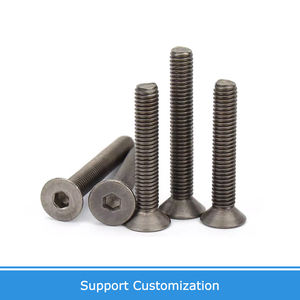 Sekrup Baut Allen Kepala Datar Hexagon Socket <span class=keywords><strong>DIN7991</strong></span> TA2 <span class=keywords><strong>Titanium</strong></span> Murni M2 M2.5 M3 M4 M5 M6 M8 Gr2 - Product Image 5