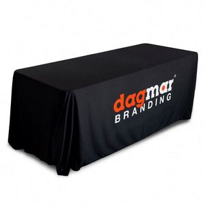 Housse de table publicitaire en tissu extensible de luxe, légère et de qualité supérieure, pour salons professionnels et expositions |   Personnalisé - Product Image 4