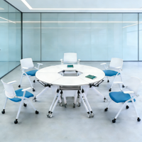 Ensemble table et chaises de formation directement de l'usine pour salle de classe, école, bureau, salle de réunion, mobilier