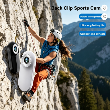 Sport Camera Mini Easy to Carry for 1080P Waterproof CMOS Portable Motion Recording Camera with MicroSD and 120 Wide Angle