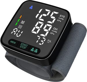 Moniteur de pression artérielle intelligent portable, style montre, rechargeable par USB, dispositif de surveillance de la santé numérique au poignet - Product Image 1