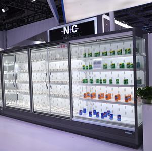 Thermostat intelligent de refroidisseur de boisson de supermarché de porte en <span class=keywords><strong>verre</strong></span> à température unique de Multideck étroit à distance économie d'énergie - Product Image 2