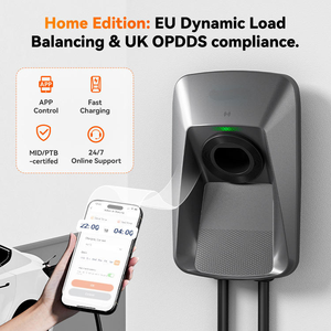 Station de recharge domestique pour véhicules électriques 22 kW, chargeur rapide AC contrôlé par application, prise murale pour VE, indice de protection IP54, nouveau, certifié CE - Product Image 3