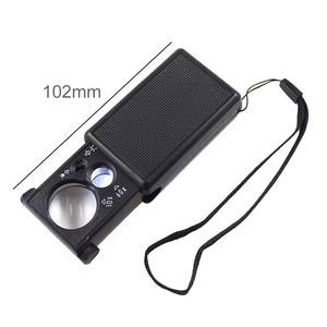 Lupa Plegable Portátil 30x/60x con Cordón, Luces LED y UV para <span class=keywords><strong>Billetes</strong></span>, Antigüedades, Diamantes y Sellos - Product Image 3