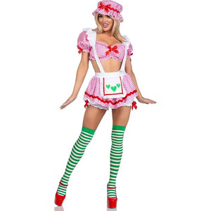 <span class=keywords><strong>Costume</strong></span> da Halloween per Donna: Abito da Cameriera Modellante <span class=keywords><strong>in</strong></span> Poliestere Ispirato al Personaggio TV Echo Beer Girl - Product Image 5