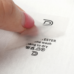 <strong>Garment</strong> <strong>Processing</strong> <strong>Accessories</strong> Wholesale Custom Printed Logo Heat Transfer Printing Wash Care Neck Labels for T Shirts - Product Image 1