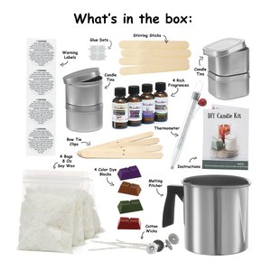 <span class=keywords><strong>Kit</strong></span> de fabrication de bougies DIY parfumées de bonne qualité en gros, kits de fabrication de bougies en soja pour enfants, pour la décoration de la maison, pour Noël - Product Image 5