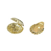 Plateau à beurre en acier inoxydable 304, design européen en forme de coquille, bol à dessert, plateau à collation, assiette à caviar, plateau à fromage, boîte de rangement pour bijoux
