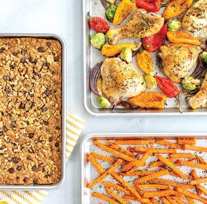 Plat rectangulaire sain, compatible <span class=keywords><strong>lave</strong></span>-<span class=keywords><strong>vaisselle</strong></span> et four, en acier inoxydable 18/8 304, plaque à pâtisserie, plateau de service, moules - Product Image 5