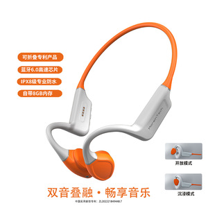 ES-998 Foldable Bone Conduction Headphones IP68 Bluetooth 5.0 8GB Sports Earphones - Product Image 3