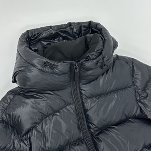 Veste bouffante à capuche avec fermeture éclair imperméable et logo personnalisé pour l'extérieur revêtement en graphène doublure taffetas capuche coupe-vent poche de rue chaleur - Product Image 3
